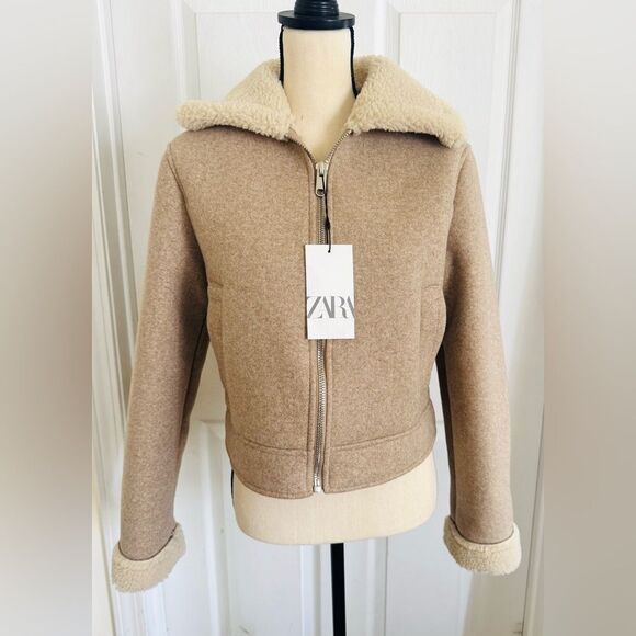 ZARA DOUBLE FACED SOFT JACKET - Picture 3 of 7